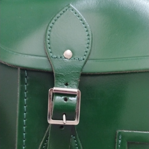 The Cambridge Satchel Company, Green Leather Satchel - Picture 9 of 16